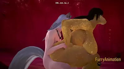Furry Yiff - Vore Kangaroo & Human Wolf Sex In Stomatch With Hentai 3d And 3d Hentai