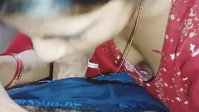 Desi Bhabhi Sucking Big Cock , Cumshot In Mouth Excellent Delicious Blowjob Sucking
