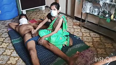 Shivani In Green Saree Getting Ready. Uncut Full Video