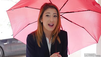 Lubed - Stranded Student Gets Lubed - 4K